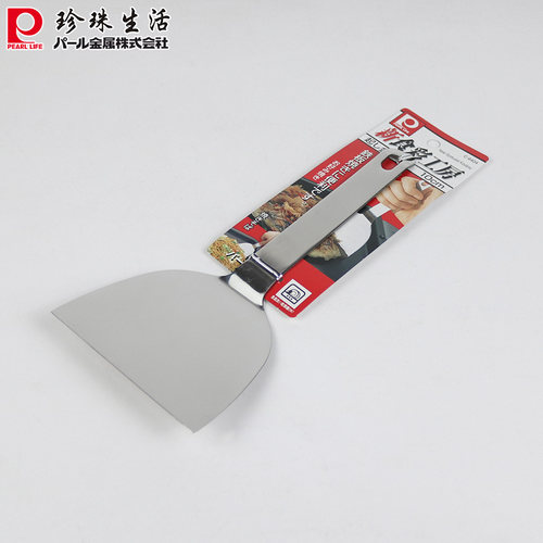 日本进口c-6404不锈钢手抓饼牛排家用加厚平铲厨房平底锅铲子煎铲