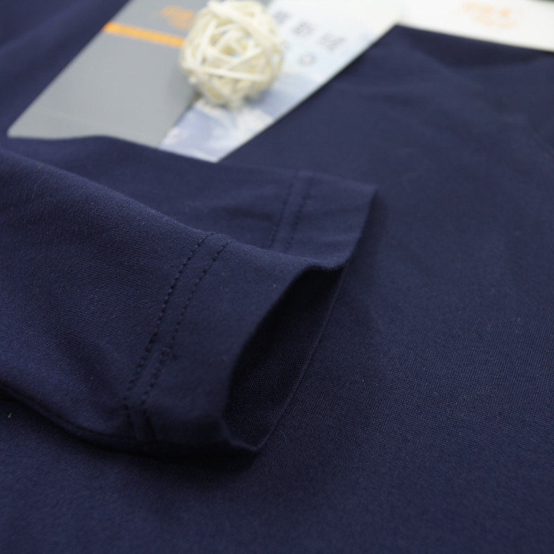 YIERSHUANG 새로운 초가을 남성과 여성의 무스 항균 정전기 방지 하프 하이 칼라 가벼운 따뜻한 긴팔 바닥 셔츠 속옷