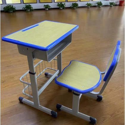 海岸木语学校校园培训班加厚桌椅图片