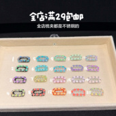 必入新款 宠物发夹满钻爆闪BB夹梳夹水钻百搭狗狗发夹马尔济斯发卡