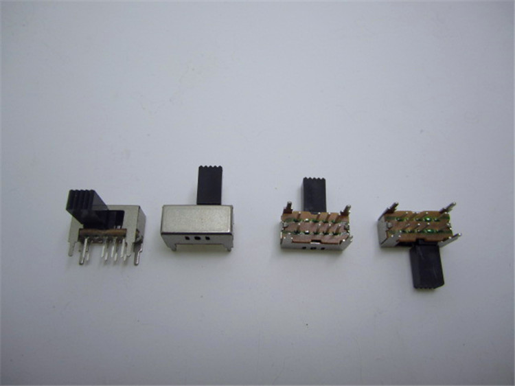 10只小型拨动开关滑动开关3档8脚波段开关SK23D04G9左1右3