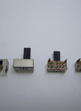 10只小型拨动开关滑动开关3档8脚波段开关SK23D04G9左1右3