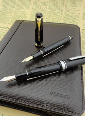 日本sailor写乐正品现货1911老款21K金2036大型平顶双色墨水钢笔