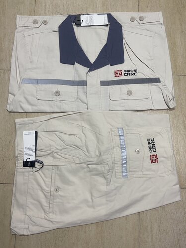 原厂中国中车CRRC 夏装短袖工作服车间