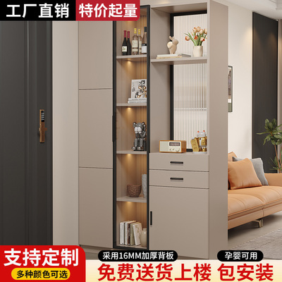 2026新款实木玄关鞋柜一体