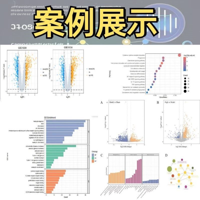 生信分析  TCGA/GEO  数据库挖掘 指导 网络药理学