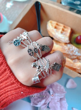 韩国进口东大门925diy飞机女DIY