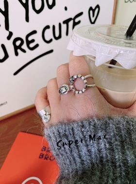 戒指开口设计款韩版开口ins