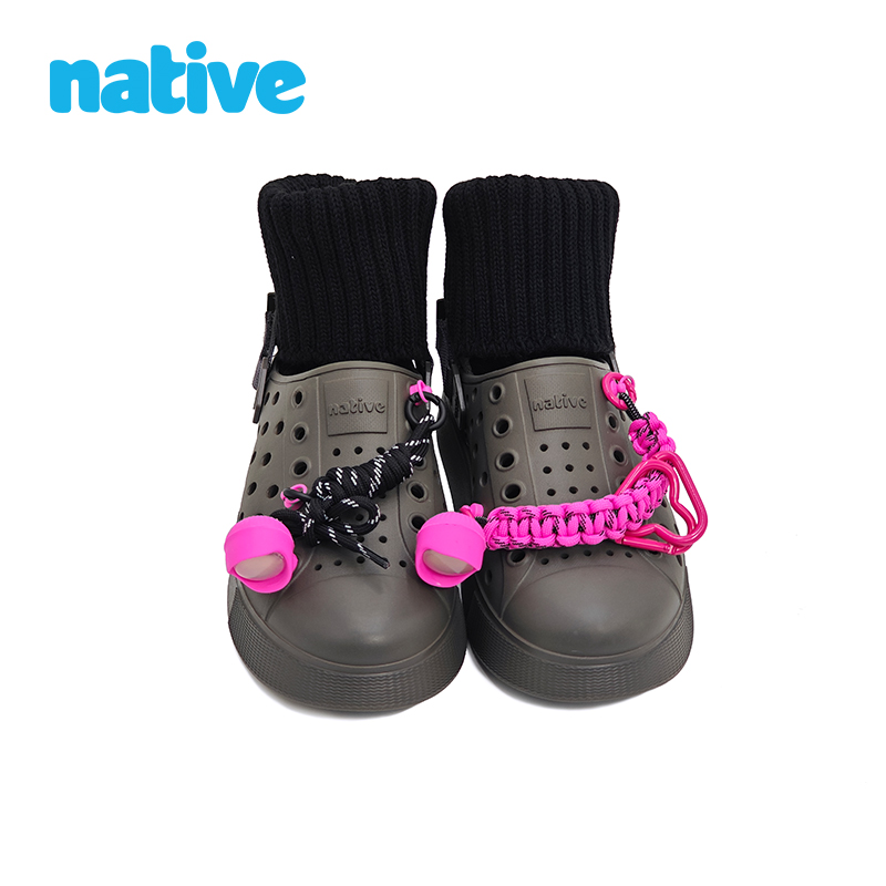 【秋季新品】 clog2.0厚底洞洞半拖DIY一脚蹬可外穿含袜套休闲鞋