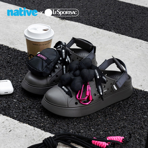 【官方正品】native LeSportsac联名Clog系列厚底脚蹬半拖洞洞鞋