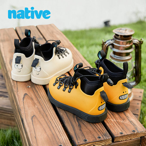 新品亲子鞋native欧包靴