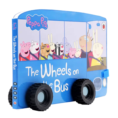 小猪佩琦轮子上的巴士英文原版