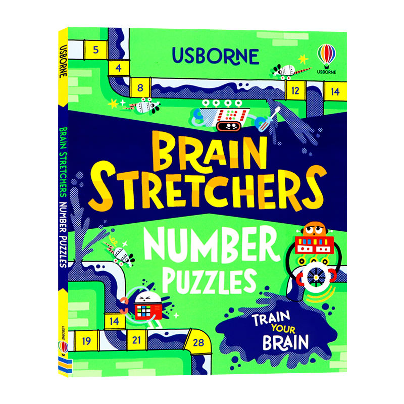 脑力挑战数字谜题英文原版书籍