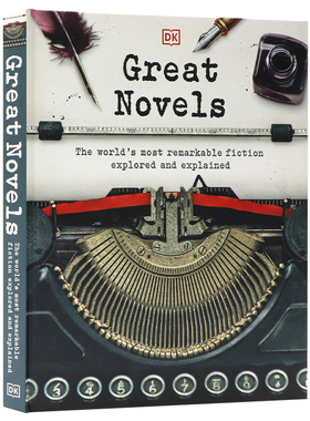 DK出品伟大的小说英文原版 Great Novels 探索世界各地时空小说百年经典第一版手稿摘录精装全彩大开本进口书籍
