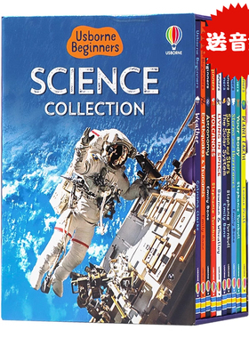 Usborne尤斯伯恩初学者系列 科学 英文原版 Usborne Beginners Science 10册精装礼盒装少儿英语启蒙动物科普百科知识课外阅读
