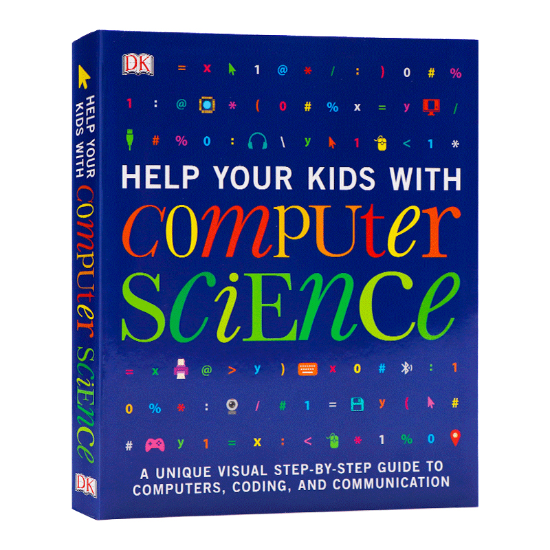 现货 DK帮你的孩子学计算机科学 Help Your Kids with Computer Science 英文原版计算机科学启蒙百科STEM教育家庭育儿图解科普