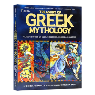 希腊神话全彩插画版 英文原版 National Geographic Treasury of Greek Mythology 精装版 神话故事 美国国家地理系列