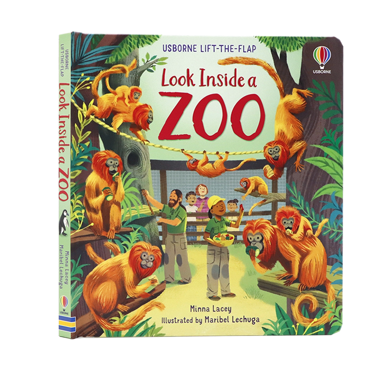Usborne偷偷看里面系列动物园