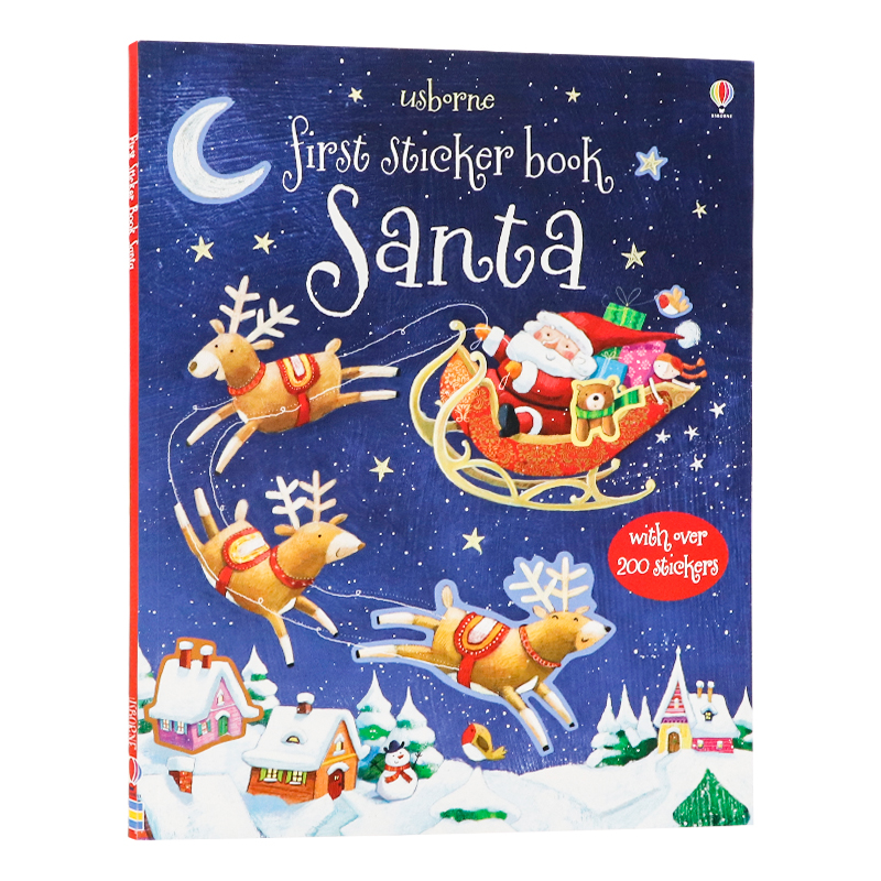 Usborne第一个贴纸书圣诞老人