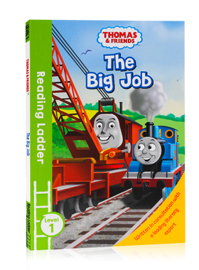 托马斯和朋友们Thomas and Friends The Big Job英文原版分级阅读入门级Reading Ladder Level 1 英语故事图画书 儿童绘本3-6岁