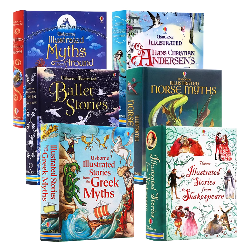 Usborne插图故事集6册英文原版