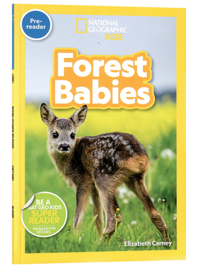 美国国家地理幼儿阶段 森林宝宝英文原版绘本 National Geographic Readers Forest Babies Pre Read分级阅读读物儿童动物科普百科