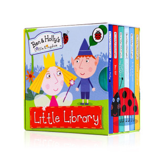 班班和莉莉的小王国小小图书馆6册纸板手掌书Ben and Holly's Little Kingdom Little Library英文原版绘本 同名动画 封底可玩拼图