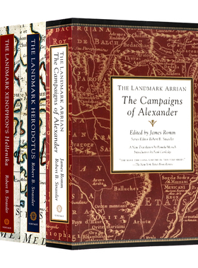 里程碑系列4册英文原版The Landmark Series 伯罗奔尼撒战争史 希罗多德凯撒大帝亚历山大远征记色诺芬历史读物进口书籍历史平装
