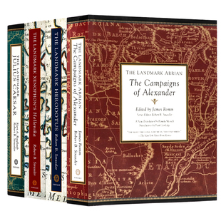 里程碑系列4册英文原版The Landmark Series 伯罗奔尼撒战争史 希罗多德凯撒大帝亚历山大远征记色诺芬历史读物进口书籍历史平装