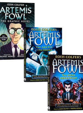 阿特米斯奇幻历险系列123册英文原版漫画 Artemis Fowl Graphic Novel 青少年课外阅读漫画电影绘本Eoin Colfer约恩柯尔弗畅销小说