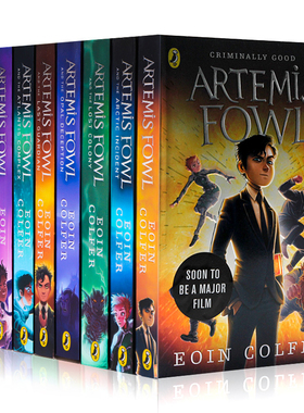 Artemis Fowl 阿特米斯奇幻历险系列8册合售英文原版 全新版 儿童文学 欧因科弗Eoin Colfer 英文版进口小说书籍正版