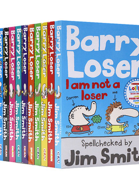 Barry Loser 倒霉蛋巴里系列11册 英文原版 I am not a loser 儿童幽默搞笑故事书励志校园漫画文学 罗尔德达尔趣味英语童书奖