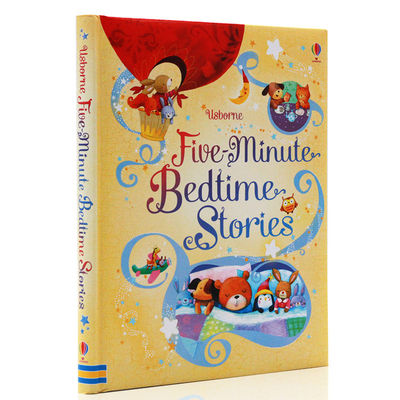 Usborne 出品 英文原版 Five-minute Bedtime Stories 5分钟睡前故事 精装全彩插图 早教亲子互动故事书课外读物