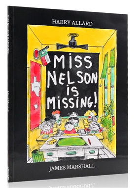 尼尔森老师不见了 英文原版绘本Miss Nelson is Missing! 廖彩杏汪培珽书单James Marshall詹姆斯·马歇尔 儿童趣味图画故事书平装