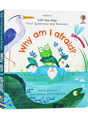 Usborne问与答翻翻书 我为什么害怕 Questions and Answers Why am I afraid 英文原版绘本 儿童英语科普百科早教启蒙纸板翻翻书