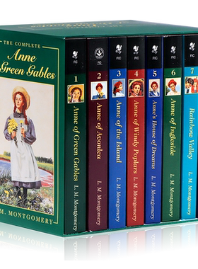 绿山墙的安妮 进口英文原版小说 Anne of Green Gables Lucy 红发安妮 清秀佳人 青少年经典小说 课外阅读书籍M. Montgomery