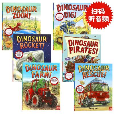 超级恐龙系列6册英文原版绘本