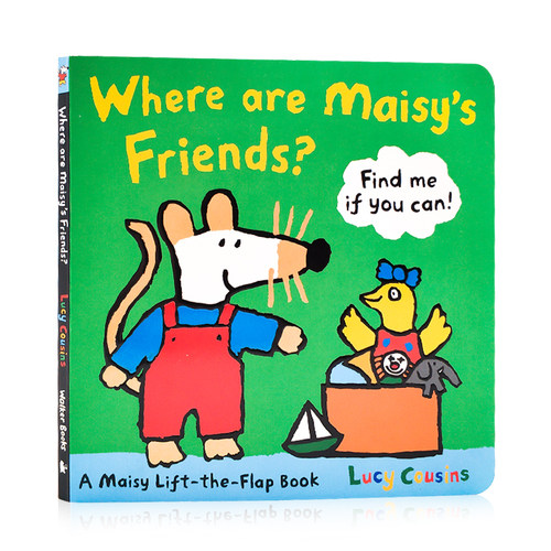 梅西的朋友在哪里Where Are Maisy's Friends? Lift-the-Flap Book英文原版绘本 小鼠波波系列纸板翻翻书 儿童英语早教启蒙图画书