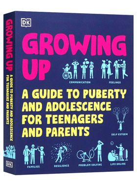 DK成长青少年和家长青春期指南英文原版 Growing Up A Guide to Puberty and Adolescence for Teenagers and Parents生物学科