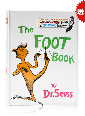 苏斯博士千奇百怪的脚 进口英文原版绘本 The Foot Book 精装  Dr suess 廖彩杏书单 幼儿早教读本 0-3岁3-6岁