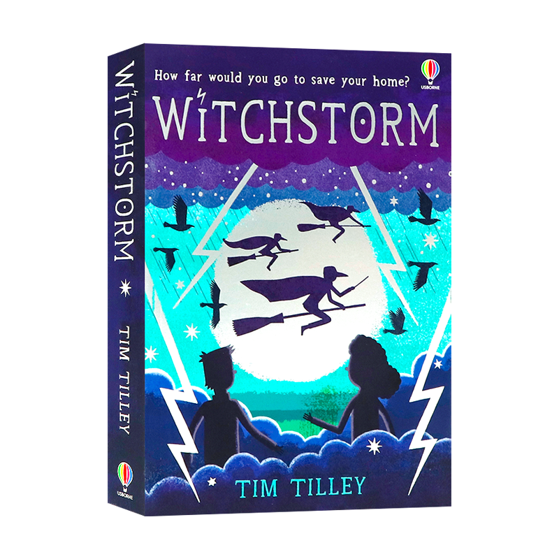 Usborne 女巫风暴 英文原版 Witchstorm 蒂姆 蒂利 获奖女巫宝藏奇幻冒险小说  威尔寻母解谜 沼泽风暴魔法石 自然生态童话 平装