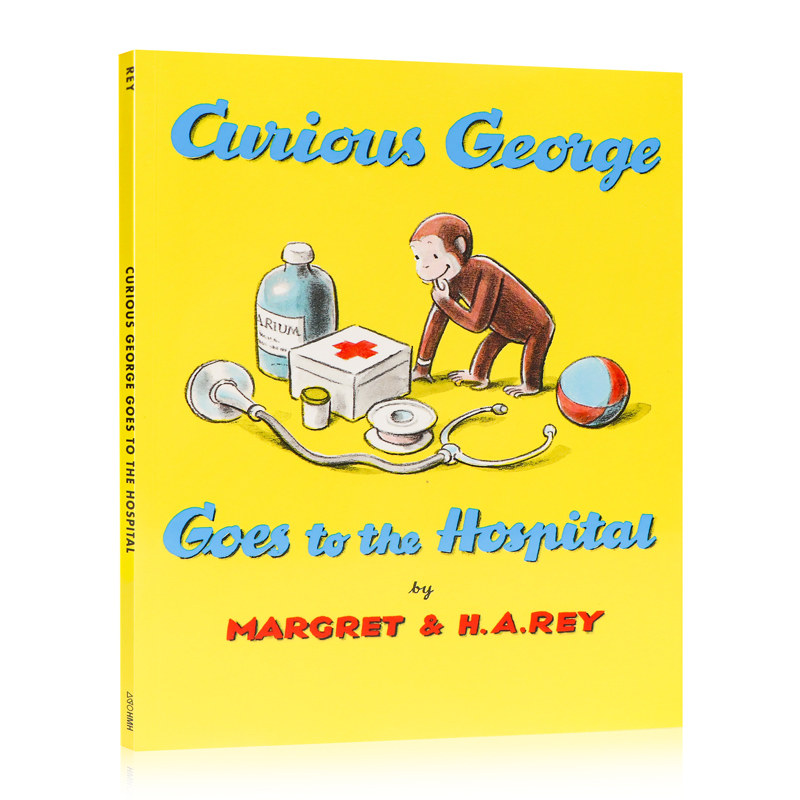 好奇猴乔治去医院curious george goes to the hospital 英文原版绘本