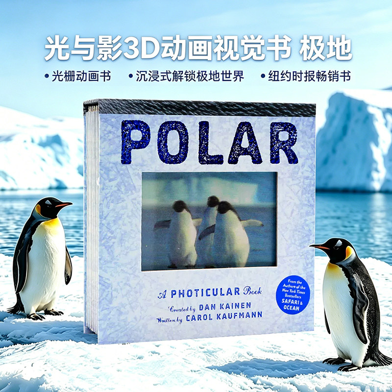 光与影视觉书系列极地英文原版