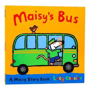 小鼠波波的巴士 Maisy's Bus 英文原版绘本 Maisy First Experience 生活场景体验绘本 幼儿童早教启蒙认知绘本性格习惯养成 平装