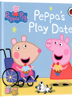 小猪佩奇和朋友的玩耍日英文原版绘本 Peppa Pig Peppa's Play Date 儿童英语启蒙认知亲子互动图画故事精装纸板书Ladybird出版