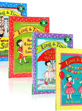Ling & Ting 英文原版分级阅读绘本 Passport to Reading Level 3 一起过生日等 玲玲和婷婷系列  Ling and Ting Share a Birthday