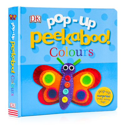 DK出品儿童书系列色彩启蒙立体书 Pop-Up Peekaboo Colours 英文原版绘本躲猫猫立体纸板书幼儿园学前颜色认知早教书 英语启蒙绘本