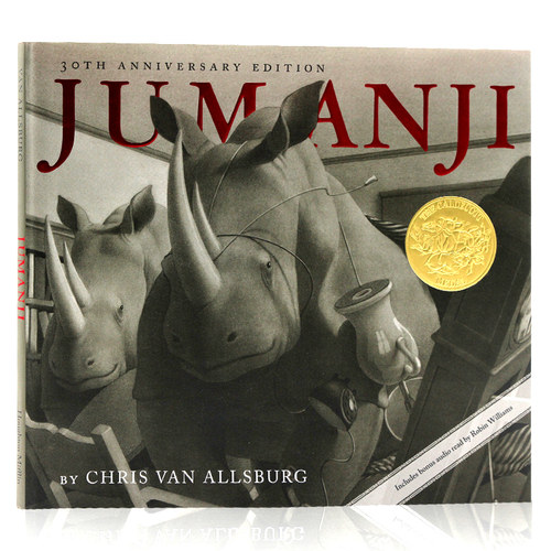 勇敢者的游戏Jumanji 30th Anniversary Edition 英文原版绘本 儿童绘本故事书