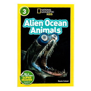 Ocean 儿童科普百科书Kids Readers 绘本美国国家地理分级阅读读物全彩版 英文原版 Animals Alien level Geographic National