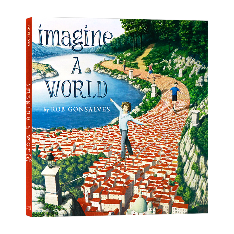 想象有一天英文原版绘本